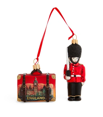 Harrods Queen's Guard And Luggage Decoration In Multi