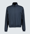 Loro Piana Reversible Storm System Shell And Cashmere Bomber Jacket In Navy