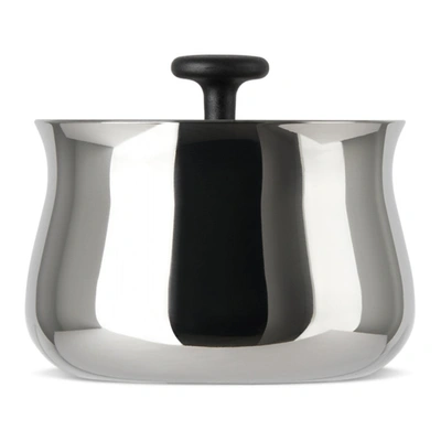 Alessi Silver Cha Sugar Bowl In Stainless Steel