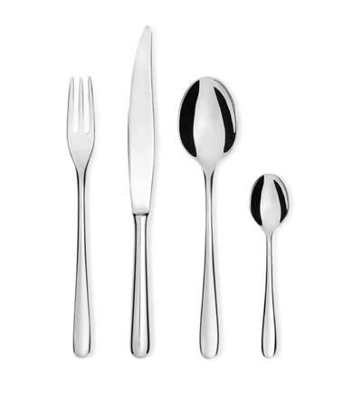 Alessi Caccia 24-piece Cutlery Set In Silber
