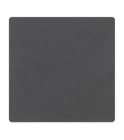 Linddna Set Of 4 Nupo Coasters (10cm X 10cm) In Grey