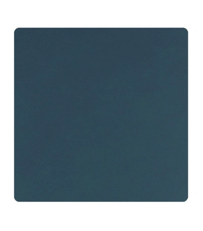 Linddna Set Of 4 Nupo Coasters (10cm X 10cm) In Blue