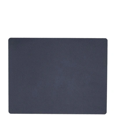 Linddna Hippo Square Placemats (set Of 4) In Navy