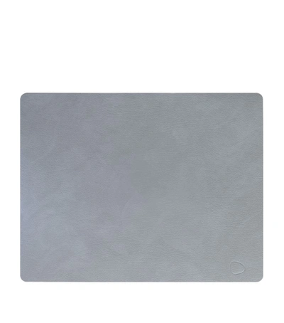 Linddna Hippo Square Placemats (set Of 4) In Silver