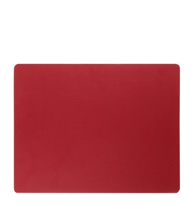 Linddna Bull Table Mat (set Of 4) In Red