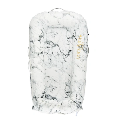 Dockatot Carrara Marble Deluxe Pod Spare Cover (0 Months - 8 Months) In White