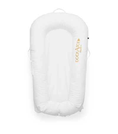 Dockatot Deluxe Plus Spare Cover (0 Months - 8 Months) In White