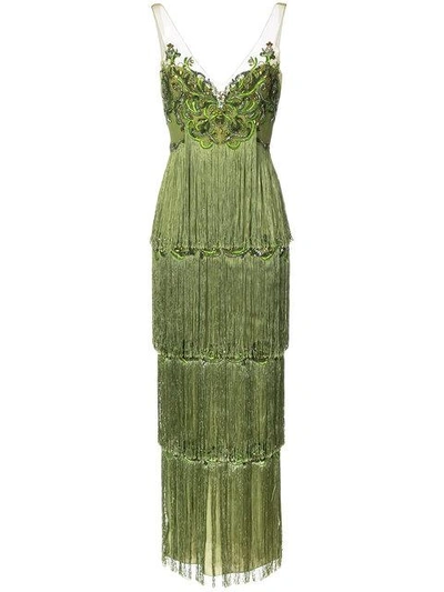 green dress with sleeves for wedding guest emerald summer long sleeve Pleated Poly-Chiffon Maxi (49.5