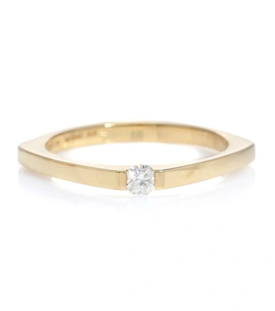 Aliita Aro Escondida 9kt Gold Diamond Ring In Not Applicable