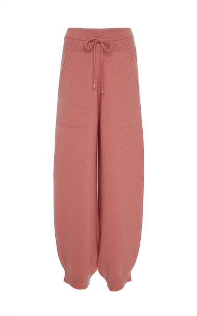 Barrie Cashmere Jogging Pants In Pink
