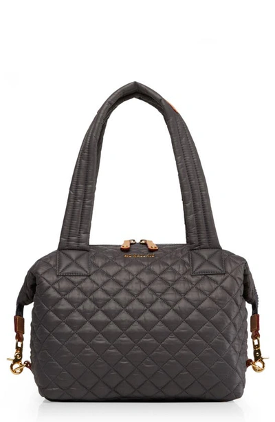 Mz Wallace Medium Sutton Bag In Magnet/gold