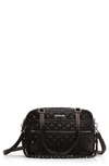 Mz Wallace Crosby Crossbody In Black/silver