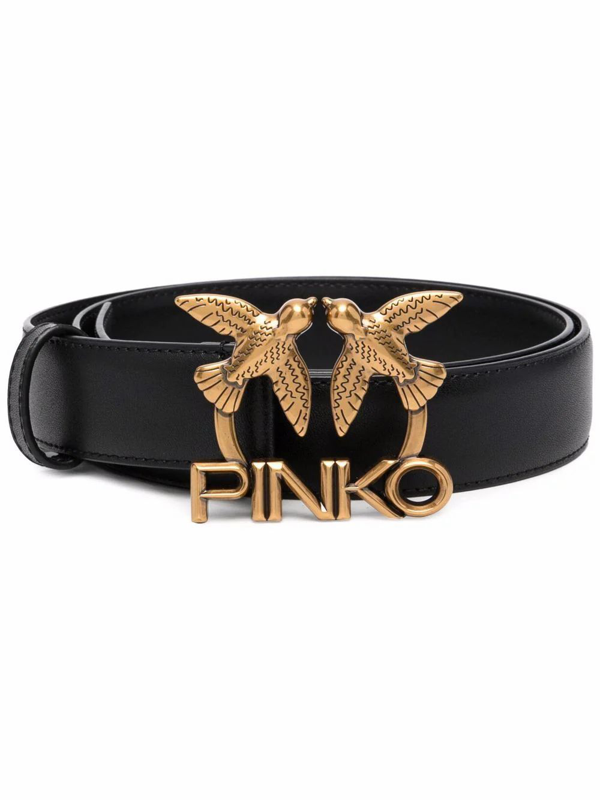 Vermelden Terugroepen patrouille Pinko Women's Black Leather Belt | ModeSens