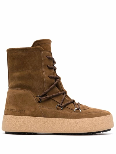 Moon Boot Mtrack Suede Boots In Brown