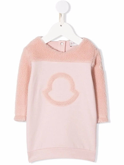 Moncler Babies' Girls Pink Sweatshirt Dress