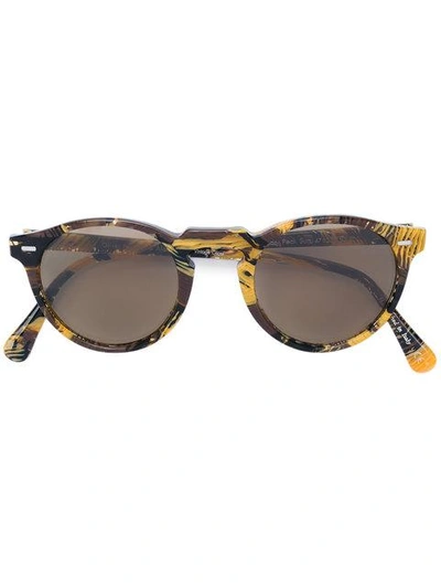 Oliver Peoples 'gregory Peck' Special Edition Sunglasses - Brown