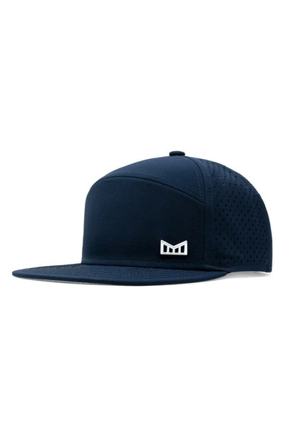 Melin Hydro Trenches Snapback Baseball Cap In Navy