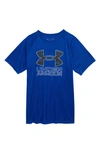 Under Armour Kids' Ua Tech™ Hybrid Performance Graphic Tee In Royal