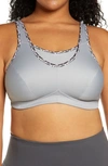 Glamorise No-bounce Camisole Sports Bra In Silver