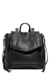 Aimee Kestenberg All For Love Convertible Leather Backpack In Black Gloved Tanned