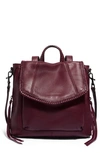 Aimee Kestenberg All For Love Convertible Leather Backpack In Oxblood