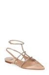 Jeffrey Campbell Pristina Slingback Sandal In Natural Suede Silver Leather