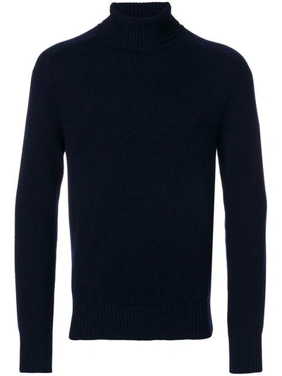 Tomas Maier Cashmere Knitted Sweater - Blue