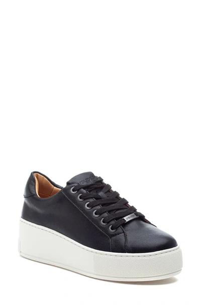 Jslides Maya Nubuck Suede Sneakers In Black