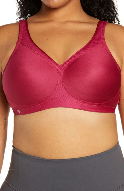 Glamorise Magiclift® Seamless Sports Bra In Ruby Red