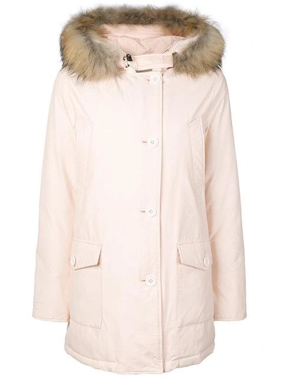 Woolrich Fur-trim Hooded Coat