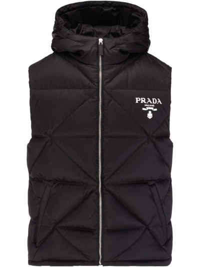 Prada Men's  Black Polyamide Vest