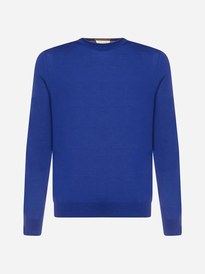 Paul Smith Merino Wool Sweater In Coblu