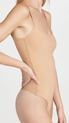 Alix Elizabeth Thong Bodysuit In Honey