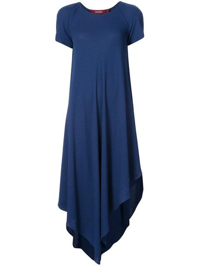 Sies Marjan Asymmetric Hem Maxi Dress In Blue