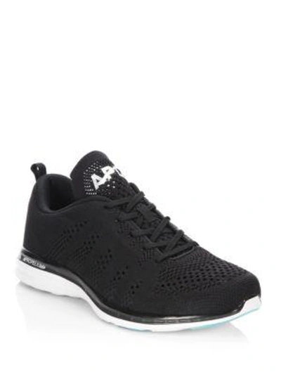 Apl Athletic Propulsion Labs Techloom Pro Sneakers In Black Faded White