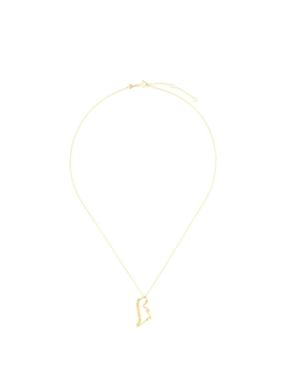 Aliita 9kt Yellow Gold Dino Necklace