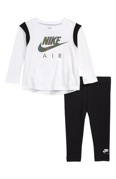 Nike Babies' Air Graphic Tee & Leggings Set In Trenched