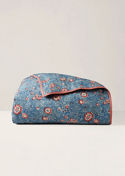 Ralph Lauren Indigo Traveler Comforter, Full/queen In Indigo Blue