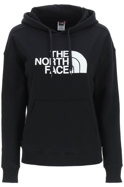 The North Face Black Jersey Hoodie With Print In Tnf Black/white | ModeSens