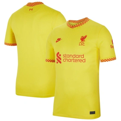 Nike Liverpool Fc 2021/22 Stadium Third  Men's Dri-fit Soccer Jersey In Yellow
