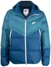Nike Ho Storm-fit Windrunner Down Jacket In Rift Blue,court Blue,sail,sail