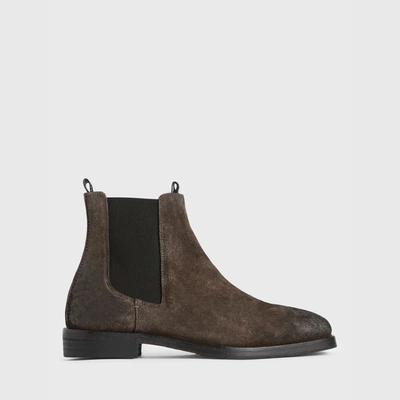 Allsaints Harley Chelsea Boot In Grey