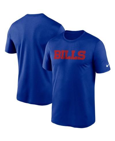 Nike Men's Royal Buffalo Bills Wordmark Legend Performance T-shirt