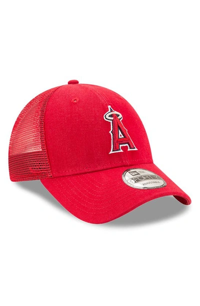 New Era Los Angeles Angels Game Replica Core Classic 9twenty Adjustable Cap In Red