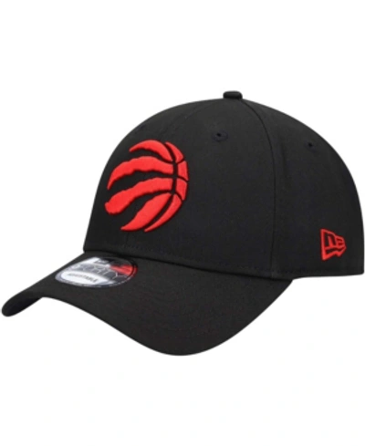 New Era Men's Black Toronto Raptors Logo Official Team Color 59fifty Fitted Hat