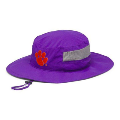 Columbia Men's Purple Clemson Tigers Bora Bora Booney Ii Omni-shade Bucket Hat