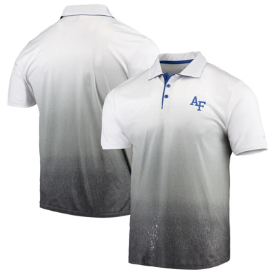 Colosseum Men's Heathered Gray Air Force Falcons Magic Team Logo Polo In Heather Gray