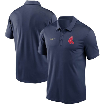 Nike Men's Navy Boston Red Sox Cooperstown Collection Logo Franchise Performance Polo