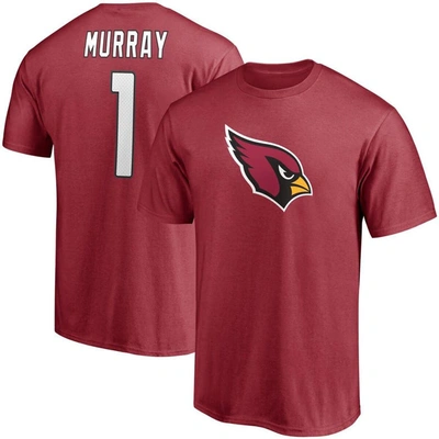 Fanatics Men's Kyler Murray Cardinal Arizona Cardinals Player Icon Name And Number T-shirt
