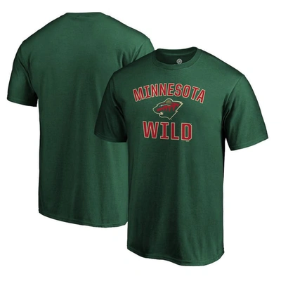 Fanatics Men's Green Minnesota Wild Team Victory Arch T-shirt